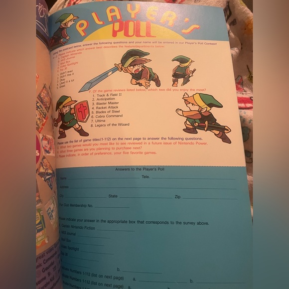 NINTENDO POWER MAGAZINE NOV/DEC 1988 TRACK & FIELD COMPLETE W/ POSTER & INSERTS - Picture 9 of 9